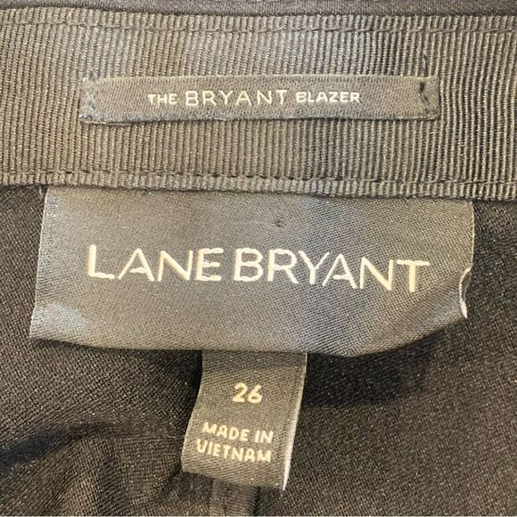 Lane Bryant The Bryant Blazer Black with Gold Buttons Size 26 - Picture 5 of 9